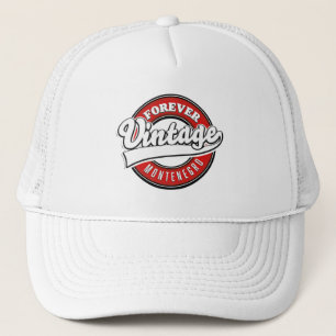 Montenegro voor altijd vintage logo trucker pet
