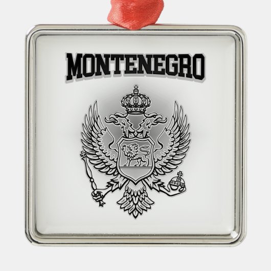 Montenegro wapenstilstand metalen ornament (Voorkant)