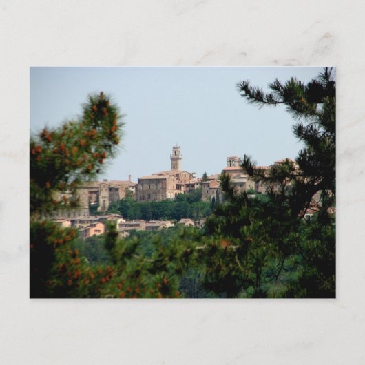 Montepulciano, Italië Briefkaart (Voorkant)