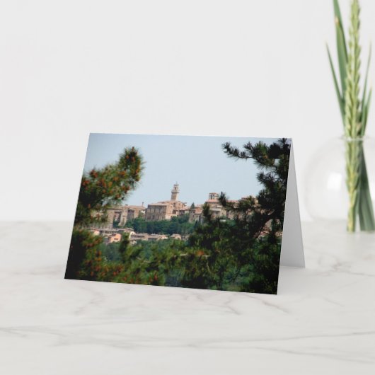 Montepulciano, Italië Kaart (Voorkant)