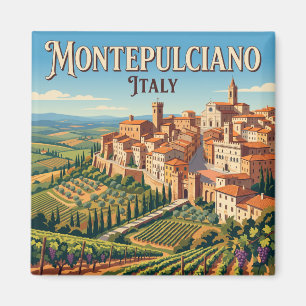 Montepulciano Italië Magneet