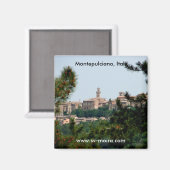 Montepulciano, Italië Magneet (Voorkant / Achterkant)