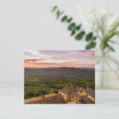 Montepulciano Italy Landscape, Vineyards and Homes Briefkaart (Staand voorkant)