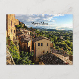 Montepulciano, Toscana, Italië Briefkaart