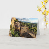 Montepulciano, Toscana, Italië  Kaart (Gele Bloem)