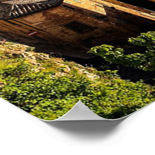 Montepulciano, Toscana, Italië Poster (Hoek)