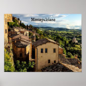 Montepulciano, Toscana, Italië Poster (Voorkant)