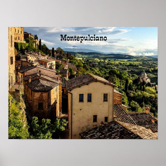 Montepulciano, Toscana, Italië Poster (Voorkant)