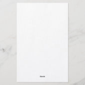 Montera Blad Gouden Rand Tropisch Briefpapier (Achterkant)