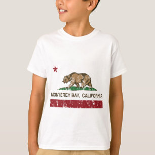 monterey bay california staatsvlag t-shirt