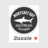Monterey Bay California Surfer Paradise Sticker (Vel)