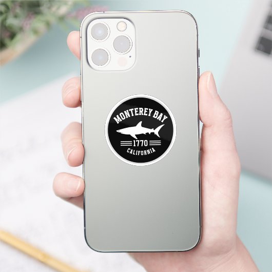 Monterey Bay California Surfer Paradise Sticker (Telefoon)