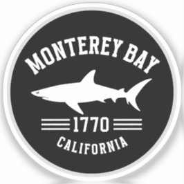 Monterey Bay California Surfer Paradise Sticker