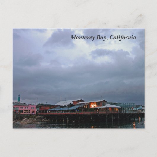 Monterey Bay, Californië-Briefkaart Briefkaart (Voorkant)