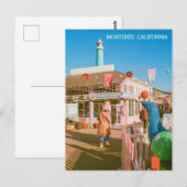 Monterey Bay Californië | Filmfotografie | werf Briefkaart (Voorkant / Achterkant)