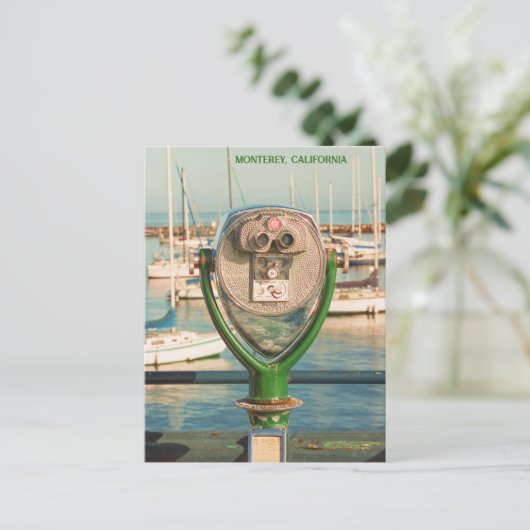 Monterey Bay Californië | Filmfotografie | werf Briefkaart (Staand voorkant)