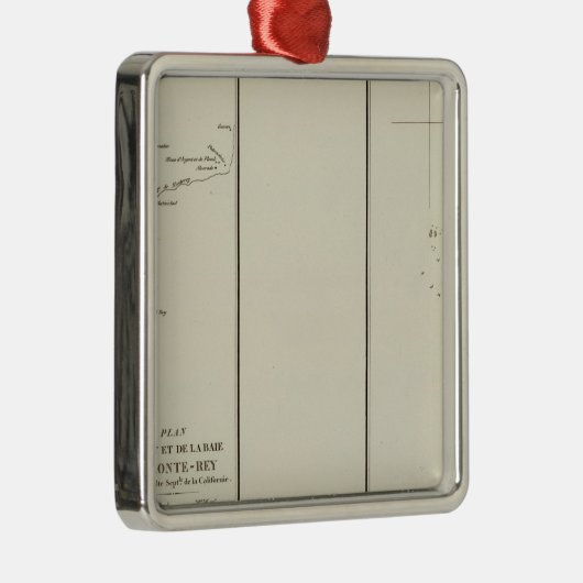 Monterey Bay, Californië Metalen Ornament (Rechts)