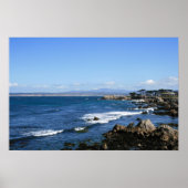 Monterey Bay Coastline, brede foto Poster (Voorkant)