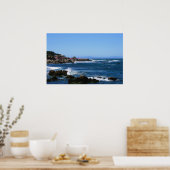 Monterey Bay Coastline Foto (6 van 6) Poster (Keuken)