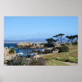 Monterey Bay Coastline, lentesfoto Poster (Voorkant)