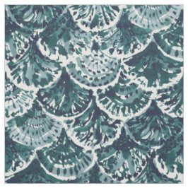 MONTEREY BAY MERMAID Indigo Scallop Coastal Stof