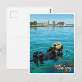 Monterey Bay Zee Otter Californië Reizen Briefkaart (Voorkant / Achterkant)