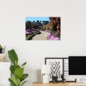 Monterey Beach trail, Spring Photo Poster (Thuiskantoor)