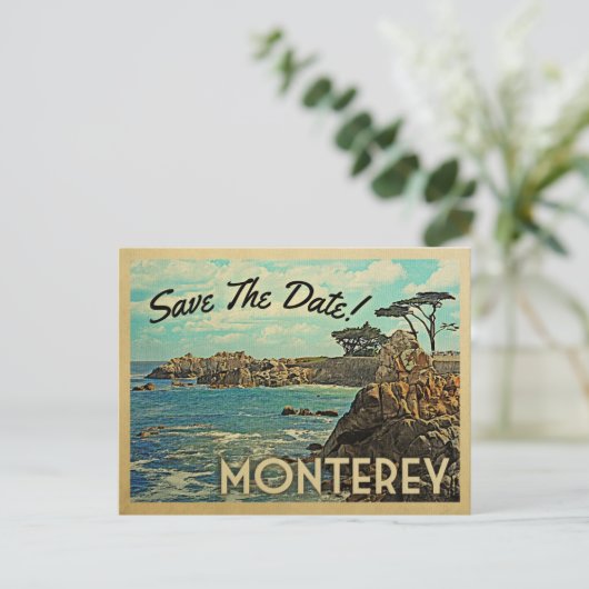 Monterey bewaart de datum Briefkaarten (Staand voorkant)