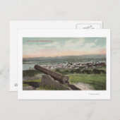 Monterey, CA - Bird's Eye Uitzicht of Monterey Briefkaart (Voorkant / Achterkant)