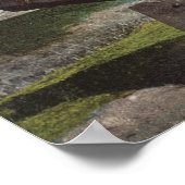 Monterey, CA - Bird's Eye Uitzicht of Monterey Poster (Hoek)