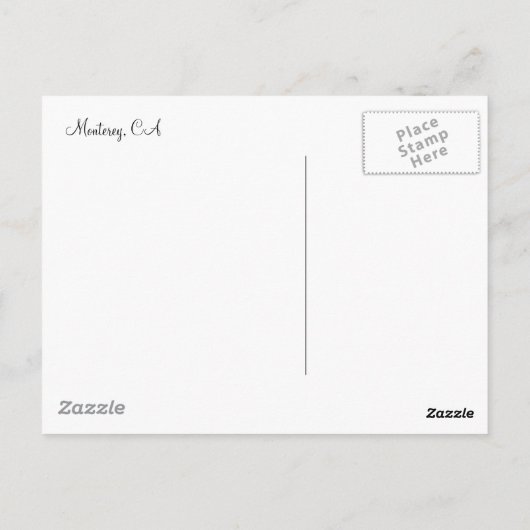Monterey, CA Briefkaart (Achterkant)