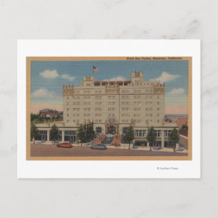 Monterey, CA - Hotel San Carlos Uitzicht Briefkaart