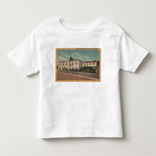 Monterey, CA - Huis van Robert Louis Stevenson Kinder Shirts (Voorkant)