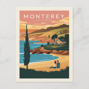 Monterey California Beach Briefkaart