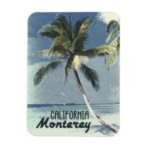 Monterey California  Beach Travel Art