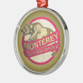 Monterey California beer vakantieversiering Metalen Ornament (Links)