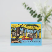 Monterey California Greeting Briefkaart (Staand voorkant)