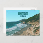 Monterey California Pacific Coast Highway  Briefkaart (Voorkant / Achterkant)
