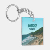 Monterey California Pacific Coast Highway  Sleutelhanger (Voorkant Links)