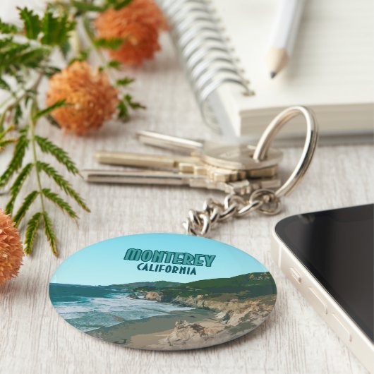 Monterey California Pacific Coast Highway  Sleutelhanger (Zijkant)