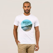 Monterey California Pacific Coast Highway T-shirt (Voorkant volledig)