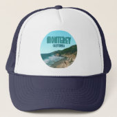Monterey California Pacific Coast Highway Trucker Pet (Voorkant)
