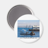 Monterey California Producten Magneet (Voorkant / Achterkant)
