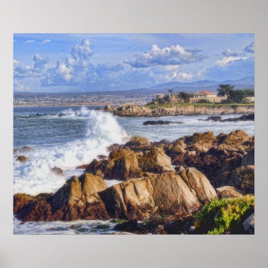Monterey California Schilderachtig Coast Poster (Voorkant)
