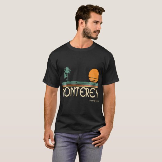 Monterey California T-shirt (Voorkant volledig)