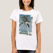 Monterey California  Vakantie Reisontwerp T-shirt (Voorkant)