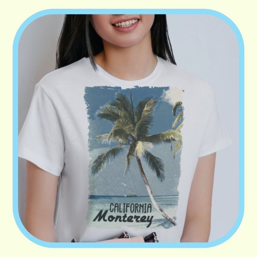 Monterey California  Vakantie Reisontwerp T-shirt