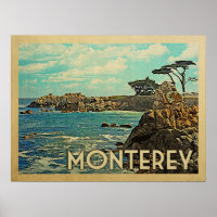 Monterey California Vintage Travel