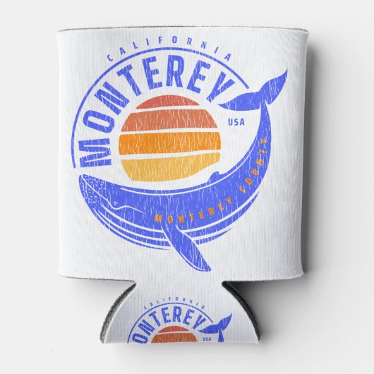 Monterey California Whale Blikjeskoeler (Voorkant)