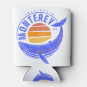 Monterey California Whale Blikjeskoeler (Achterkant)
